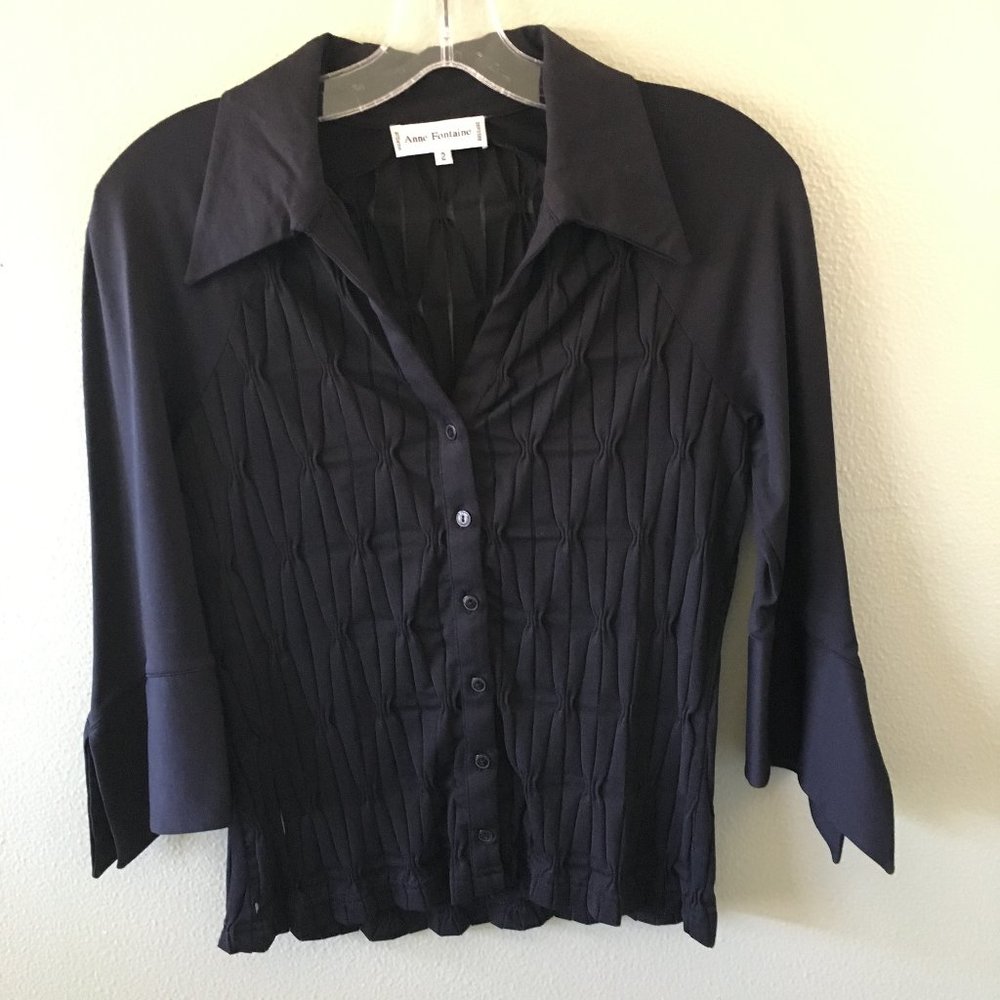 anne fontaine button down blouse
